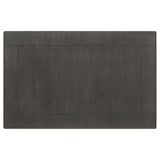 Dalila Rectangular 66-inch Wood Dining Table Dark Grey | King | Grey | Dark Grey | 102721GRY
