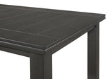 Dalila Rectangular 66-inch Wood Dining Table Dark Grey | King | Grey | Dark Grey | 102721GRY