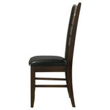 Dalila Wood Dining Side Chair Cappuccino (Set of 2) | King | Brown | Cappuccino | 102722