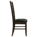 Dalila Wood Dining Side Chair Cappuccino (Set of 2) | King | Brown | Cappuccino | 102722