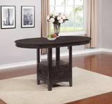 Lavon Oval 60-inch Counter Height Extension Dining Table Espresso | King | Brown | Espresso | 102888