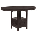 Lavon Oval 60-inch Counter Height Extension Dining Table Espresso | King | Brown | Espresso | 102888
