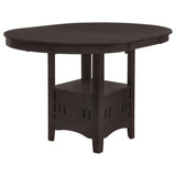 Lavon Oval 60-inch Counter Height Extension Dining Table Espresso | King | Brown | Espresso | 102888