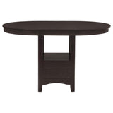 Lavon Oval 60-inch Counter Height Extension Dining Table Espresso | King | Brown | Espresso | 102888