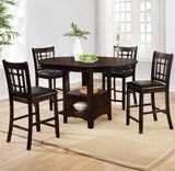 Lavon Oval 60-inch Counter Height Extension Dining Table Espresso | King | Brown | Espresso | 102888