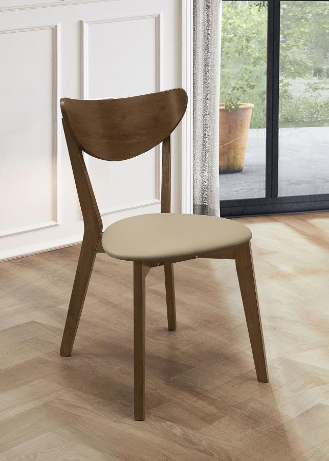 Kersey Wood Dining Side Chair Chestnut (Set of 2)
