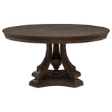 Ridgewell Round Pedestal Dining Table Dark Oak | Brown | Dark Oak | 104600