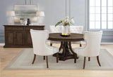 Ridgewell Round Pedestal Dining Table Dark Oak | Brown | Dark Oak | 104600