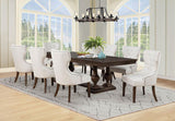 Ridgewell 9-piece Rectangular Trestle Dining Set Dark Oak | 9-piece | 104601-S9