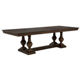 Ridgewell Rectangular Trestle Dining Table Dark Oak | Brown | Dark Oak | 104601
