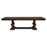 Ridgewell Rectangular Trestle Dining Table Dark Oak | Brown | Dark Oak | 104601