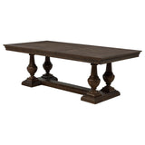 Ridgewell Rectangular Trestle Dining Table Dark Oak | Brown | Dark Oak | 104601