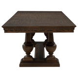 Ridgewell Rectangular Trestle Dining Table Dark Oak | Brown | Dark Oak | 104601