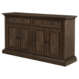 Ridgewell 2-drawer 4-door Dining Server Dark Oak | Brown | Dark Oak | 104605