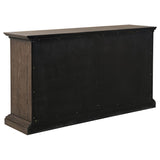 Ridgewell 2-drawer 4-door Dining Server Dark Oak | Brown | Dark Oak | 104605