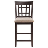 Lavon 5-piece Oval Counter Height Dining Set Light Chestnut | Brown | Light Chestnut | 105278-S5