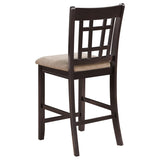 Lavon 5-piece Oval Counter Height Dining Set Light Chestnut | Brown | Light Chestnut | 105278-S5