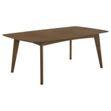 Malone Rectangular 78-inch Wood Dining Table Dark Walnut | Brown | Dark Walnut | 105351