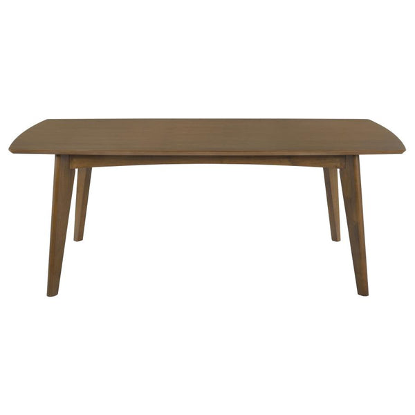 Malone 5-piece Rectangular Dining Table Set Dark Walnut