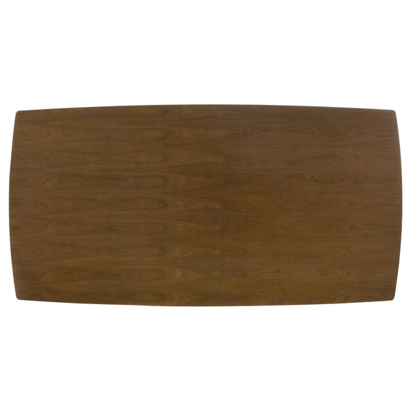 Malone 5-piece Rectangular Dining Table Set Dark Walnut