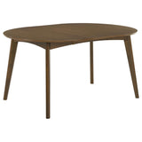 Jedda Oval 60-inch Extension Leaf Dining Table Dark Walnut | Brown | Dark Walnut | 105361