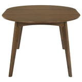 Jedda Oval 60-inch Extension Leaf Dining Table Dark Walnut | Brown | Dark Walnut | 105361