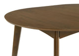 Jedda Oval 60-inch Extension Leaf Dining Table Dark Walnut | Brown | Dark Walnut | 105361