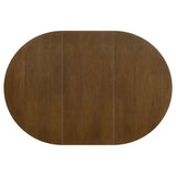 Jedda Oval 60-inch Extension Leaf Dining Table Dark Walnut | Brown | Dark Walnut | 105361