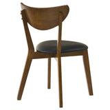 Jedda Wood Dining Side Chair Dark Walnut (Set of 2) | Brown | Dark Walnut | 105362
