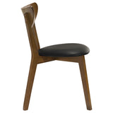Jedda Wood Dining Side Chair Dark Walnut (Set of 2) | Brown | Dark Walnut | 105362