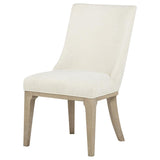 Lucaire Arched Upholstered Dining Side Chair Cream (Set of 2) | Ivory | Cream / Sandstone | 105962