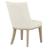 Lucaire Arched Upholstered Dining Side Chair Cream (Set of 2) | Ivory | Cream / Sandstone | 105962