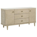 Lucaire 2-door 3-drawer Cultured Marble Top Sideboard Sandstone | Beige | Sandstone | 105965