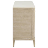 Lucaire 2-door 3-drawer Cultured Marble Top Sideboard Sandstone | Beige | Sandstone | 105965