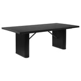 Catherine Rectangular 84-inch Wood Dining Table Black | Black | 106251