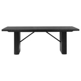 Catherine Rectangular 84-inch Wood Dining Table Black | Black | 106251