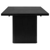 Catherine Rectangular 84-inch Wood Dining Table Black | Black | 106251