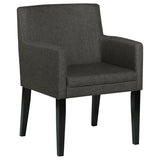 Catherine Upholstered Dining Arm Chair Grey (Set of 2) | Grey | 106252
