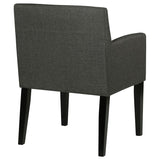 Catherine Upholstered Dining Arm Chair Grey (Set of 2) | Grey | 106252
