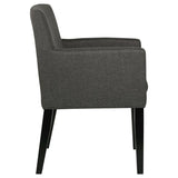 Catherine Upholstered Dining Arm Chair Grey (Set of 2) | Grey | 106252