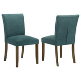 Paxton Upholstered Dining Side Chair Teal Blue (Set of 2) | Blue | Teal Blue | 106377