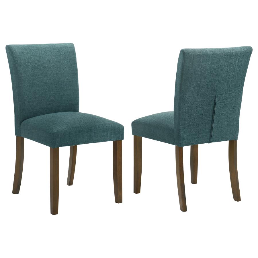 Paxton Upholstered Dining Side Chair Teal Blue (Set of 2) | Blue | Teal Blue | 106377