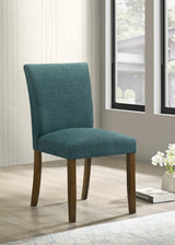Paxton Upholstered Dining Side Chair Teal Blue (Set of 2) | Blue | Teal Blue | 106377