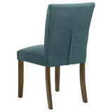 Paxton Upholstered Dining Side Chair Teal Blue (Set of 2) | Blue | Teal Blue | 106377