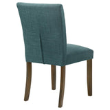 Paxton Upholstered Dining Side Chair Teal Blue (Set of 2) | Blue | Teal Blue | 106377