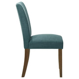 Paxton Upholstered Dining Side Chair Teal Blue (Set of 2) | Blue | Teal Blue | 106377