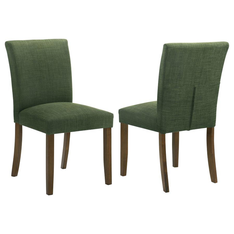 Paxton Upholstered Dining Side Chair Green (Set of 2)