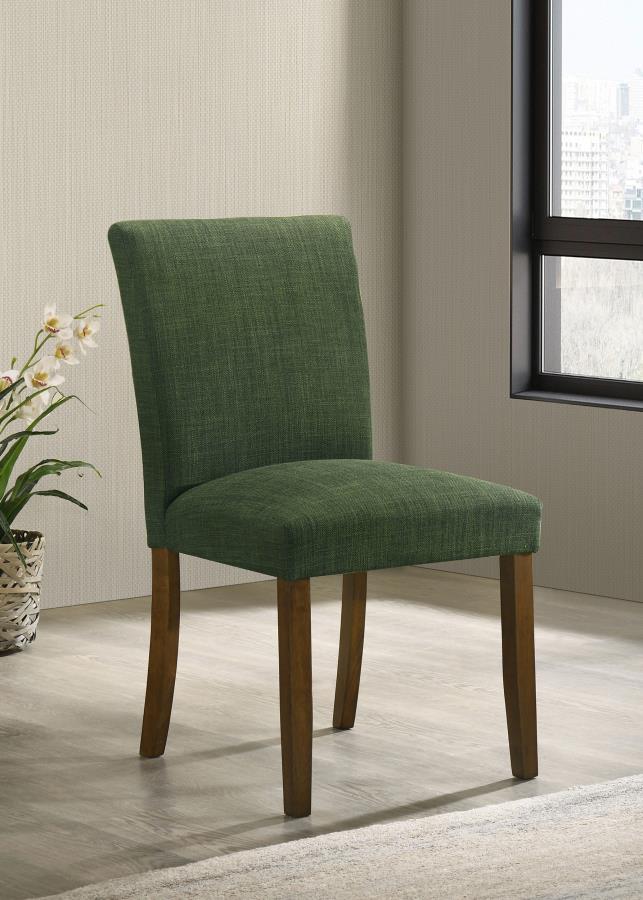 Paxton Upholstered Dining Side Chair Green (Set of 2)