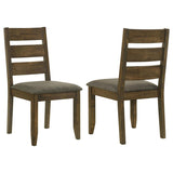 Alston Wood Dining Side Chair Knotty Nutmeg (Set of 2) | King | Brown | Knotty Nutmeg | 106382