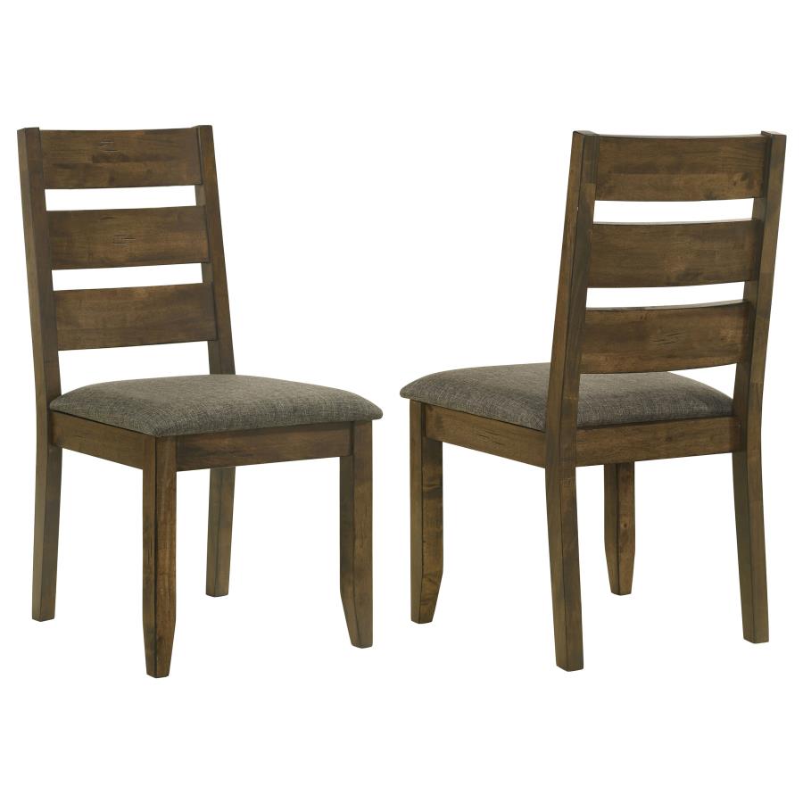 Alston Wood Dining Side Chair Knotty Nutmeg (Set of 2) | King | Brown | Knotty Nutmeg | 106382